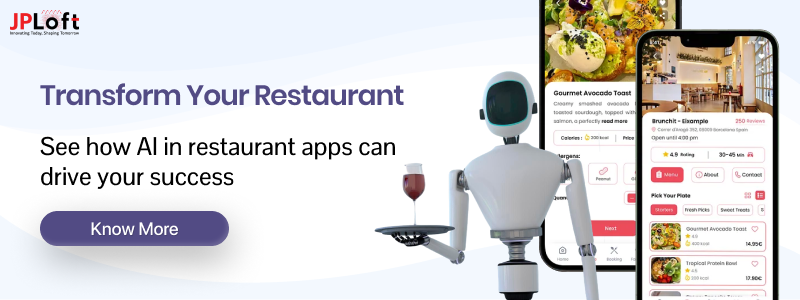 Create a Restaurant App CTA